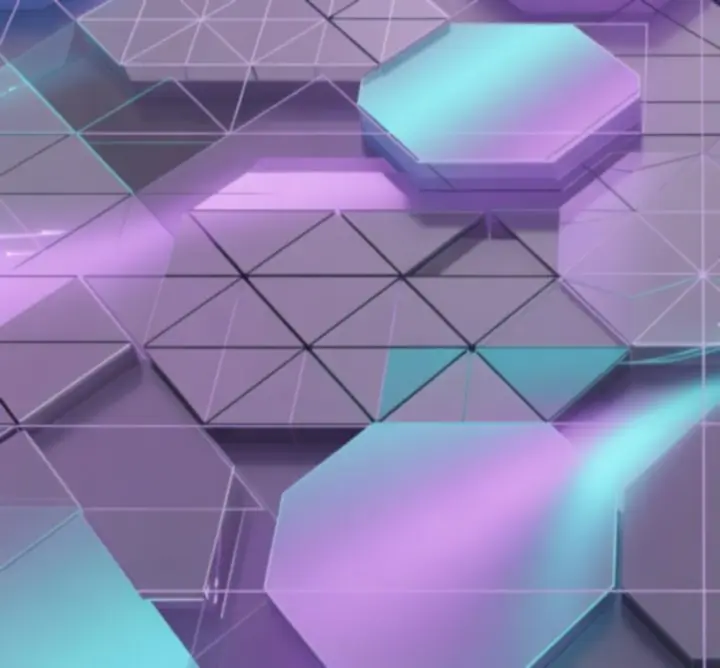 Nowa oprawa wizualna plansz MJ - WET z futurystycznymi, geometrycznymi elementami.